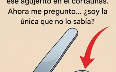 ¿Por qué tu cortaúñas tiene ese pequeño agujero redondo y por qué sigue siendo importante hoy en día?