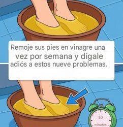 Baño de pies con vinagre de manzana: 5 problemas que este truco eliminará