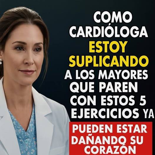 Estos 5 Ejercicios Podrían Estar Dañando el Corazón de los Adultos Mayores, Según una Cardióloga