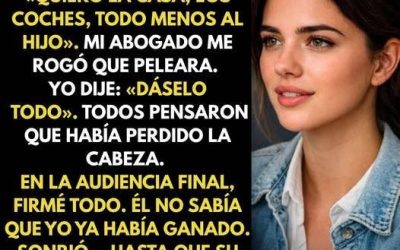 Mi esposo se quedó todo en el divorcio… pero no tenía ni idea de lo que realmente estaba tomando.