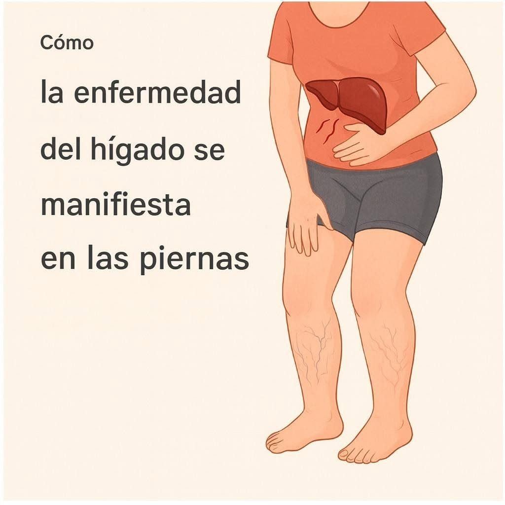 ¡Tus piernas gritan “¡AUXILIO!”: 5 señales de alarma de tu hígado