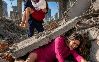 Durante el terremoto, quedé atrapada entre los escombros con mi hijo febril, pero mi esposo llevó a su secretaria con un esguince hasta la ambulancia. Justo entonces, mi padre llegó en helicóptero…