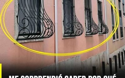 ¿Por qué algunas ventanas tienen barrotes con una curva? La razón te sorprenderá