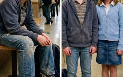 Mi hija de 12 años gastó todos sus ahorros en comprarle zapatillas nuevas a un niño de su clase; al día siguiente, el director de la escuela me llamó urgentemente.