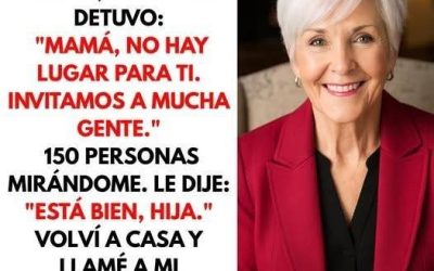 Mi Hija Me Dejó Fuera Del Bautizo: «No Hay Lugar Para Ti, Mamá», Volví A Casa Y tomé esta decisión.