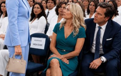 La nueva esposa de mi ex ocupó mi asiento en la graduación hasta que mi hijo subió al atril y mostró la prueba que silenció a todos