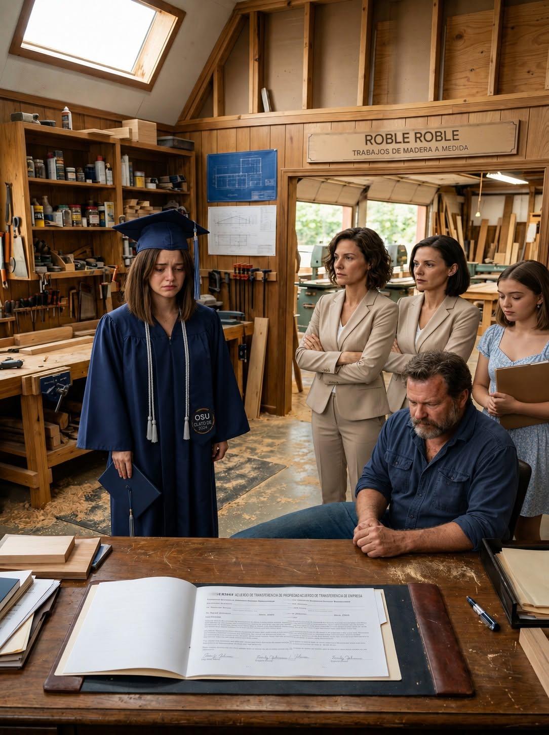Después de graduarme, descubrí que mis padres habían dejado el negocio familiar a mi hermana. Mamá sonrió y dijo: "Eres bueno con las manos, no con el cerebro."