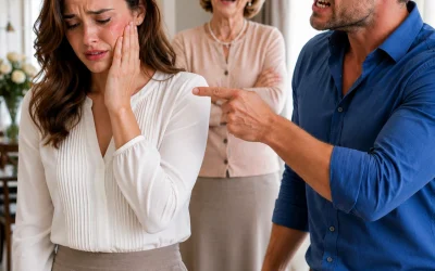 Discutí con mi suegra… Mi esposo corrió hacia mí, me abofeteó y gritó: “¡Fuera de aquí!” Pero lo que no sabían era que los ,000