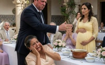 por venir de rancho y mi esposo la golpeó por una olla de caldo… entonces revelé la verdad que ninguna novia debía saber