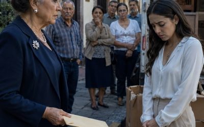Mi nieta llegó con cajas a mi casa y me ordenó: “Empaque rápido, necesito este espacio”; creía que podía mandarme a un asilo y convertir mis recuerdos en basura, pero no sabía que mi difunto esposo había dejado una cláusula escondida, un abogado listo y a todo el barrio esperando el momento exacto para verla caer. Me llamo Teresa Ramírez, tengo setenta y dos años y vivo en una casa antigua de la colonia Los Aromos, en Querétaro, donde las bugambilias trepan por las bardas como si también tuvieran memoria. Durante cuarenta años trabajé en el archivo municipal. Mis manos tocaron escrituras, testamentos, permisos de construcción, actas de nacimiento y documentos que la gente olvidaba, pero que un día regresaban para salvar o destruir vidas. Por eso aprendí algo que mi nieta Valentina jamás quiso entender: una firma no siempre manda; a veces, la letra chiquita manda más que una familia entera. Aquella mañana salí a comprar bolillos a la panadería de don Elías. Era martes, día de pan recién horneado y café de olla. Me puse mi suéter gris, tomé mi monedero y caminé despacio por la calle empedrada. Saludé a doña Carmen, que regaba sus geranios, y a don Julio, el mecánico jubilado que siempre tenía media camioneta desarmada frente a su casa. Todo parecía normal, hasta que doblé la esquina y vi una camioneta blanca estacionada frente a mi portón. Mi portón estaba abierto. Yo jamás dejaba abierto el portón. No corrí. A mi edad una aprende que correr solo sirve cuando no tienes cabeza. Subí los tres escalones del porche, empujé la puerta y me recibió un olor a cartón nuevo, cinta de embalaje y polvo removido. El pasillo de mi casa estaba bloqueado por cajas enormes. “Telas”, decía una. “Catálogos”, decía otra. “Muestrarios, no aplastar”, decía una tercera. Era como si una tienda barata hubiera explotado dentro de mi hogar. En la sala estaba Valentina, mi nieta de veinticuatro años, con pantalones negros, botas caras y un teléfono en la mano. Junto a ella, un muchacho flaco vestido de negro apuntaba medidas en una tableta. —Si tiramos este muro, entra mejor la luz —decía Valentina—. Aquí puede quedar el estudio principal. La cocina la usamos para muestras y el comedor para sesiones de foto. El muchacho señaló mi vitrina de madera, donde estaban las copas que Tomás, mi esposo, compró cuando cumplimos veinticinco años de casados. —¿Y eso? —Basura vieja —respondió Valentina—. Mañana se va todo. Entonces hice sonar mis zapatos sobre el piso. Valentina se giró. Su sonrisa apareció rápido, demasiado rápido, como las sonrisas que se ensayan frente al espejo. —Abuela, qué bueno que llegas. Te iba a dar la sorpresa. Miré las cajas, miré al muchacho, miré mi sala y por último la miré a ella. —¿Qué es esto, Valentina? Ella suspiró, como si yo fuera una niña difícil. —Abuela, no lo tomes mal. Mi papá y yo ya pagamos tu ingreso a una residencia. Se llama El Atardecer. Es preciosa. Tiene jardín, enfermeras, actividades, comida especial. Te va a encantar. Sacó un folleto brillante de su bolso y me lo puso en la mano. En la portada aparecían ancianos sonriendo como si envejecer fuera un comercial de yogur. —Tienes que empacar rápido —continuó—. Necesito este espacio. Mi marca de ropa por fin consiguió inversión y esta casa está perfecta para mi estudio. Céntrica, amplia, con buena luz. Además, tú ya no puedes vivir sola. —¿No puedo? —Abuela, por favor. El mes pasado dejaste abierta la llave del jardín. Las escaleras son peligrosas. La casa es demasiado grande para ti. Mi papá firmó un poder notarial. Está todo legalizado. Mañana vienen por tus muebles y por ti. Solo puedes llevar dos maletas. Sentí algo frío en el pecho, pero no fue miedo. Fue claridad. Roberto, mi único hijo, el mismo al que le pagué deudas, negocios fracasados y hasta la universidad de Valentina, le había firmado a su hija un papel para sacarme de mi casa. No tuvo el valor de decírmelo de frente. Mandó a su hija con cajas, como si yo fuera un mueble viejo. —¿A qué hora llega el camión? —pregunté. Valentina sonrió, creyendo que yo me rendía. —A las nueve de la mañana. El transporte de la residencia llega igual. Te recomiendo dormir temprano y dejar tus maletas listas. —Entiendo. No dije nada más. Dejé los bolillos sobre la mesa del comedor y salí al porche. Doña Carmen ya no regaba sus geranios; estaba mirando hacia mi casa con los ojos bien abiertos. Don Julio se limpiaba las manos con un trapo negro, fingiendo revisar un motor, pero también miraba. Abrí mi bolso y saqué mi libreta verde. Para cualquiera era una libreta vieja. Para mí era un mapa de deudas, favores y nombres importantes. Busqué la letra M. Doctor Arturo Mendoza. Exdirector del Registro Público de la Propiedad. Viejo compañero. Amigo de Tomás. El mismo abogado que, años antes, había redactado el documento que Valentina ignoraba. Marqué. —¿Bueno? —Arturo, soy Teresa. —Teresita, qué milagro. ¿Qué se ofrece? Miré mi casa invadida de cajas. —Necesito que vengas mañana a las ocho y media. Trae la copia certificada del usufructo vitalicio que redactaste para Tomás. Hubo silencio. —¿Roberto hizo algo? —Roberto le firmó un poder a Valentina. Ella quiere mandarme a un asilo y demoler paredes para hacer un estudio de diseño. Arturo soltó una respiración pesada. —Qué ignorancia tan atrevida. —Quiero que estés aquí antes de que llegue el camión. —Ahí estaré, Teresa. Con sellos, copias y la ley bajo el brazo. Colgué. Después crucé la calle. Don Julio dejó de fingir. —Doña Teresa, ¿qué está pasando? Se lo conté sin adornos. El rostro se le endureció. —¿La quieren sacar de su casa? ¿A usted? Pero si esa casa la levantaron usted y don Tomás con puro sudor. Esa niña no tiene vergüenza. parte 2…