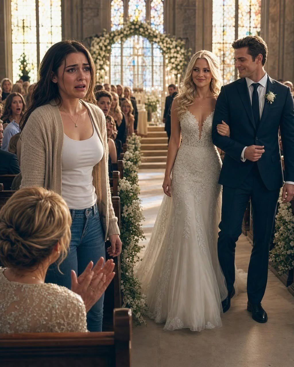 En mi boda, mi hermana entró con mi prometido diciendo: “¡Sorpresa! Nos casamos nosotros en vez de eso”. No tenía ni idea de que estaba cayendo directamente en mi plan.