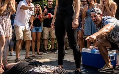 Mírala. "Veinte dólares, empapada", sonrió mi cuñado, vestido con su boina verde, a todos en la barbacoa del patio trasero, mientras me subía a la colchoneta de entrenamiento. "Seré indulgente contigo, cariño. Eres la madre de alguien". Mi hermana se rió desde la terraza. "Cuidado, no te rompas una uña". Seis segundos después, estaba boca abajo en el suelo, completamente inconsciente. El hombre que estaba junto a la nevera se quedó rígido, su cerveza cayó sobre el césped. "Es un Raider. ¡Prepárense!".