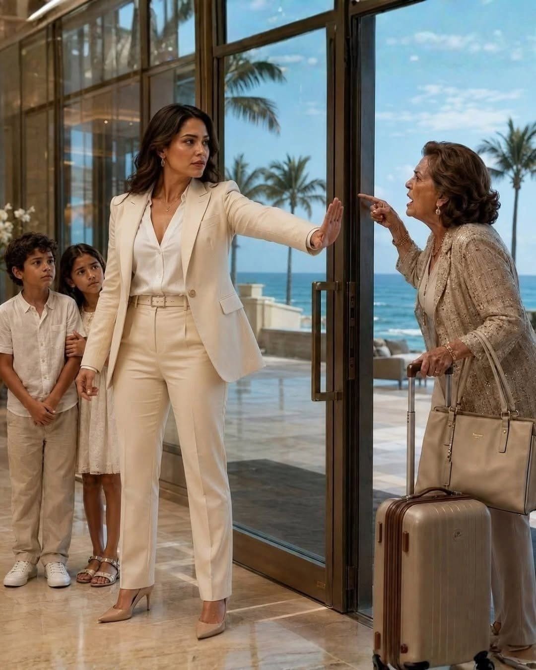Mi madre dijo que no había espacio para mis hijos en su casa de playa; cuando compré mi...-haohao