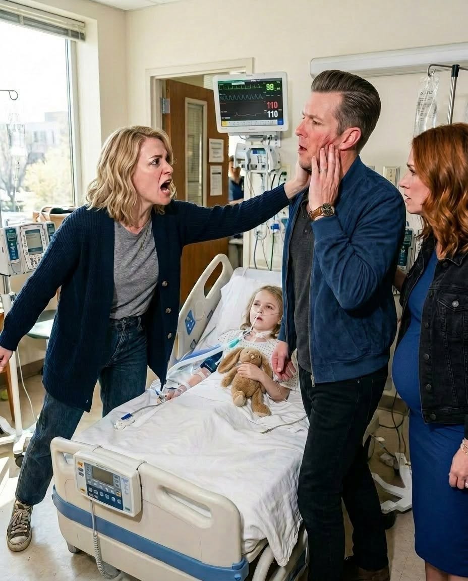 Mi esposo y mi hermana se rieron mientras mi hija Holly agonizaba en la cama del hospital. Luego él sonrió con malicia y dijo: «Holly tuvo una buena vida. Necesitamos ese dinero para mi hijo con tu hermana».