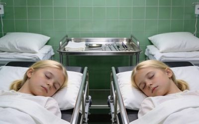 Durante la autopsia de unas niñas gemelas, el médico oyó risas de niños… entonces notó UN DETALLE IMPACTANTE en sus cuerpos…