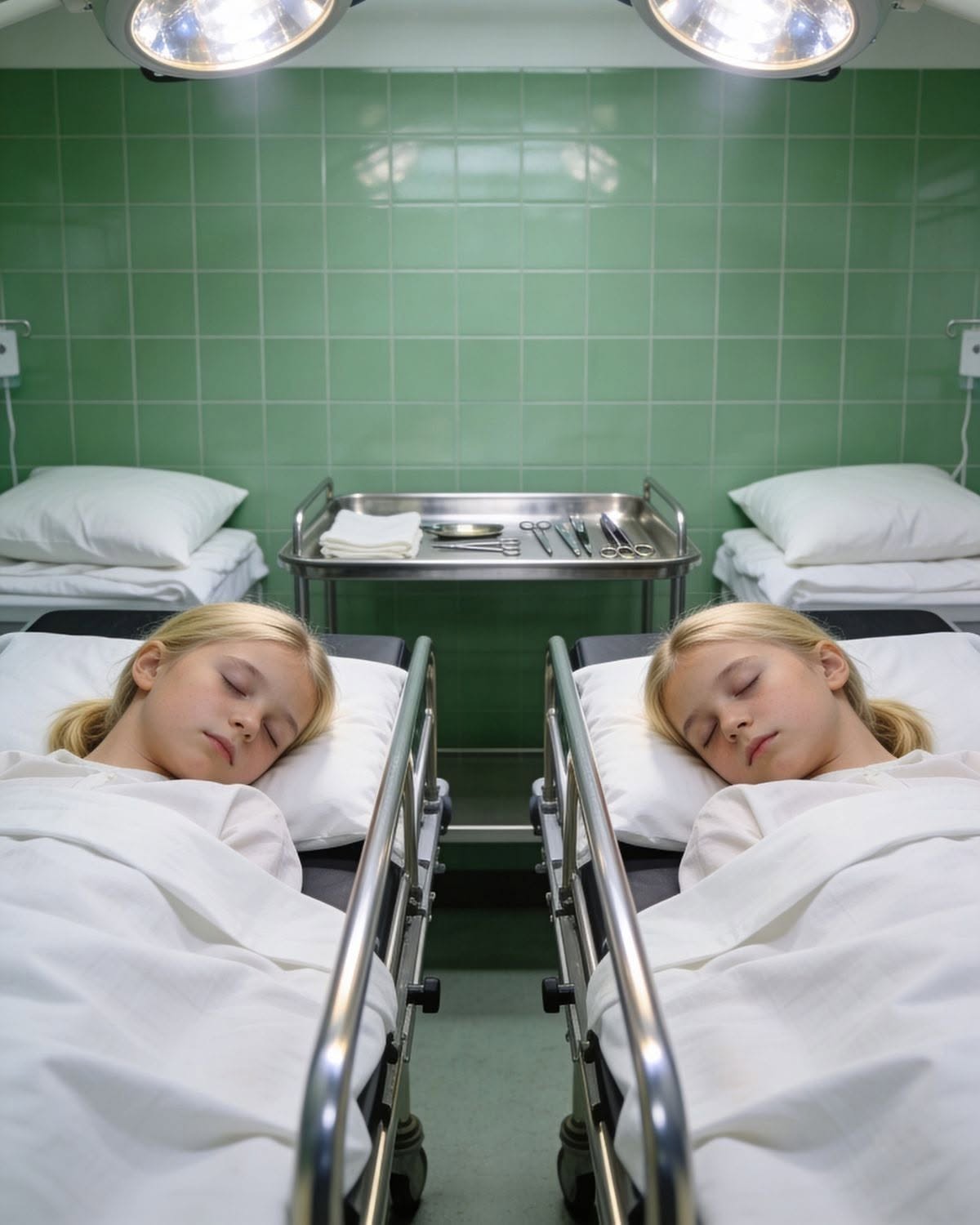 Durante la autopsia de unas niñas gemelas, el médico oyó risas de niños… entonces notó UN DETALLE IMPACTANTE en sus cuerpos…