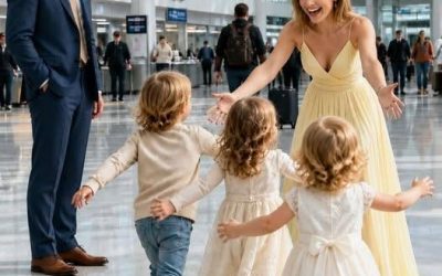 Me dijo que criara al niño yo sola; dieciocho meses después vio a tres pequeños en el aeropuerto Logan de Boston y se dio cuenta de lo que había perdido.