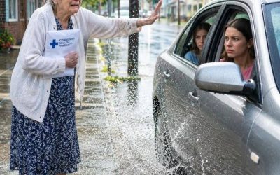 Mi hija me vio empapada por la lluvia y dijo: "Toma el autobús", sin darse cuenta de que el coche que le estaba enseñando a su amiga en realidad no era suyo.